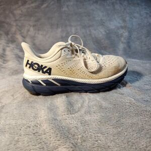 Hoka One One Shoes Womens 9 Gray Blue Clifton 9 Sneakers Running 1127896 OKLB